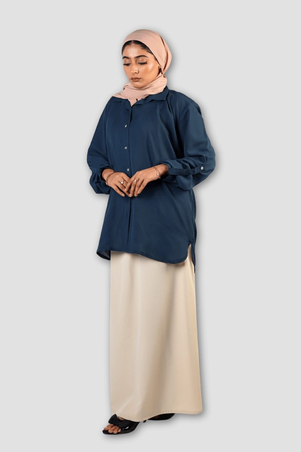 OCEAN DRAPE SHIRT