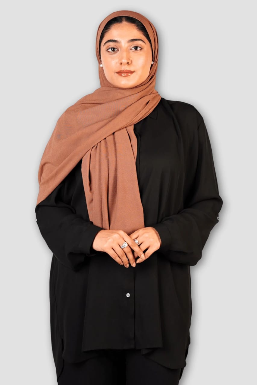 RUSTED BROWN SCARF